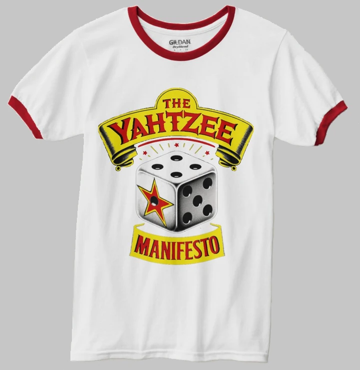 A Yahtzee Manifesto t-shirt