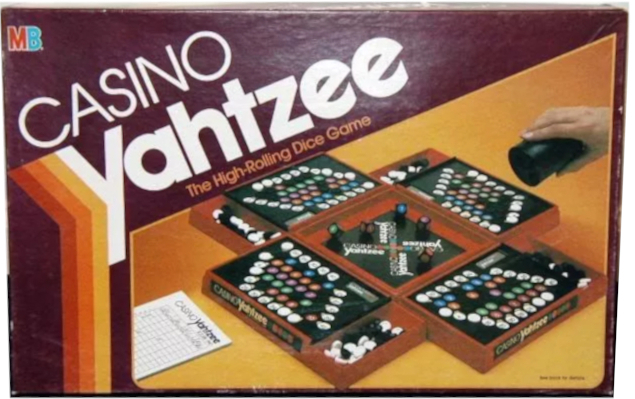 1986 Casino Yahtzee box