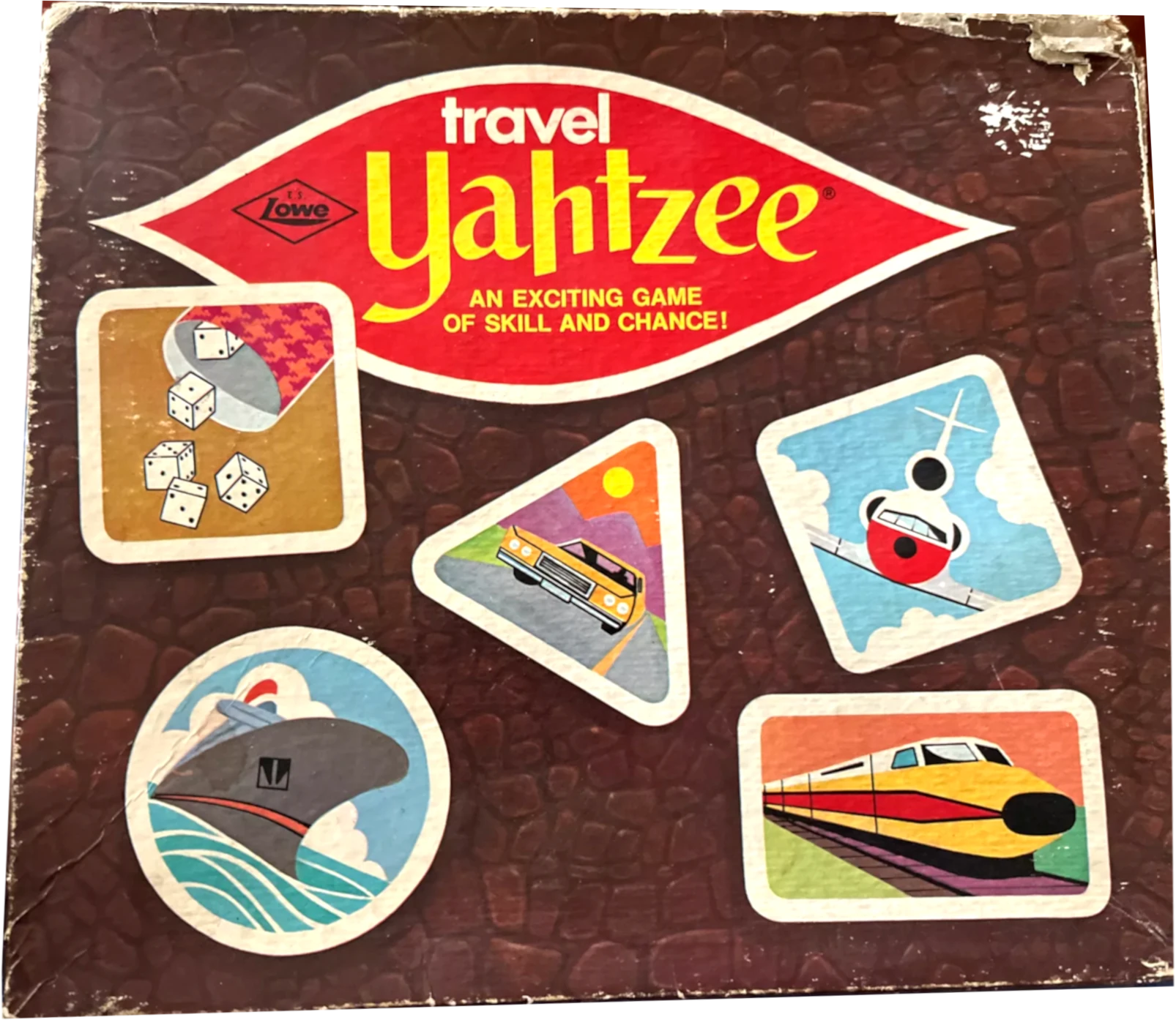 1970 Travel Yahtzee Box