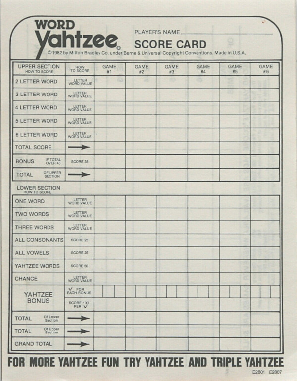 yahtzee scorecards download and print new score sheets