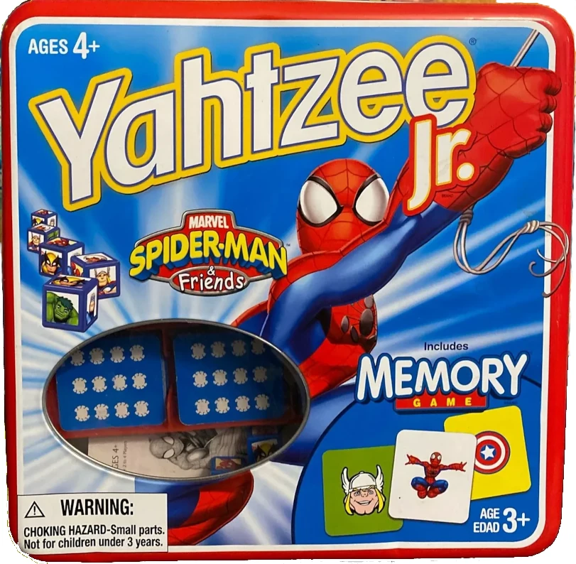 Yahtzee Jr. Spiderman 